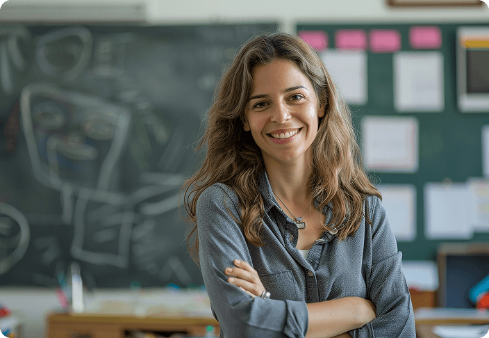 High school student using Navonera
